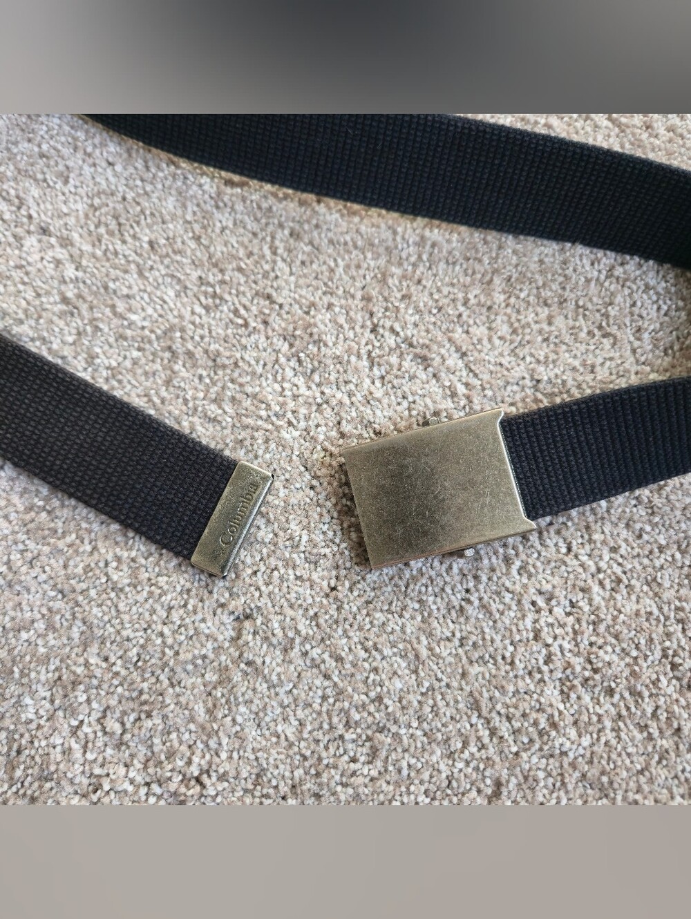 Columbia Unisex-adult Military Web Belt-Adjustable One Size Cotton Strap and Met